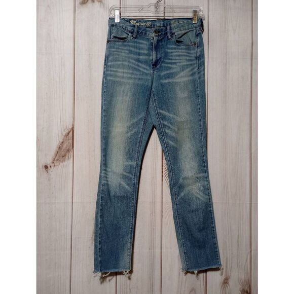 Madewell Jeans‎ Ladies 26 High Rise Raw Hem Soft - Picture 1 of 9